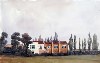 East view of Chalk Farm Tavern, St Pancras, London, 1836