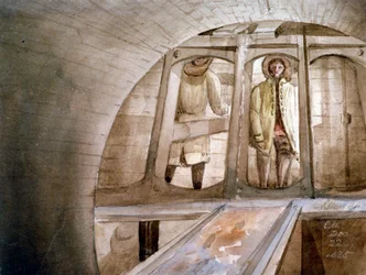 View of the Shield Used in the Construction of the Thames Tunnel, London