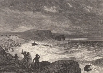 Beaching the lifeboat