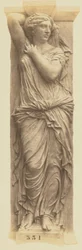 Caryatid by Jules Cavelier, Decoration of the Louvre, Paris