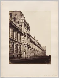 Louvre, Façade on Rue de Rivoli, Paris