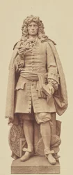 Mignard, Statue by Jean Baptiste Joseph de Bay, Decoration of the Louvre, Paris