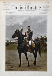 Equestrian Portrait of General Georges Boulanger (1837-1891), Politician after Edouard Debat Ponsan