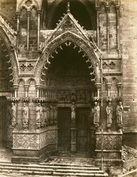 Porte de la Vierge, Amiens Cathedral, c.1856