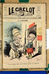 Cover of Le Grelot, No. 1386, Satirical in Colors