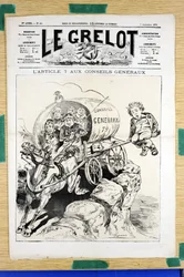 Cover of Le Grelot, number 439, Satirical in Colors