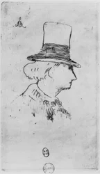 Baudelaire with Hat