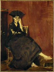 Berthe Morisot with a Fan