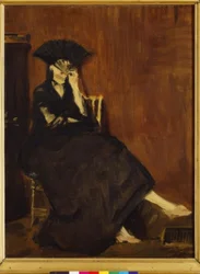 Berthe Morisot with a Fan