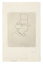 Charles Baudelaire, In Profile II