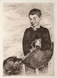 The Boy with the Dog, with the Basket