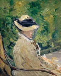 Madame Manet Suzanne Leenhoff at Bellevue, 1880