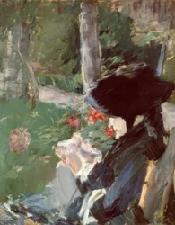 Mme Manet Mother in the Garden of Bellevue