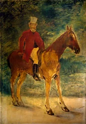 Monsieur Arnaud on Horseback
