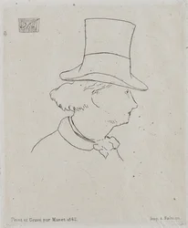 Portrait of Charles Baudelaire