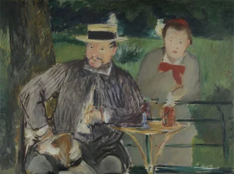 Portrait of Ernest Hoschedé with his Daughter Marthe