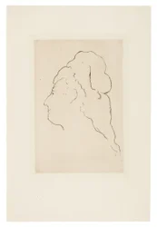 Profile of Eva Gonzales, Turned to the Left
