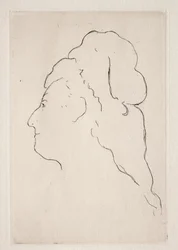 Profile of Eva Gonzales Turned to the Left