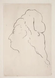 Profile of Eva Gonzalès Turned to the Left