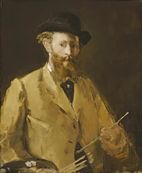 Self Portrait with a Palette