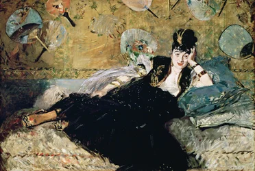 The Lady with Fans, Portrait of Nina de Callias, c.1873-74