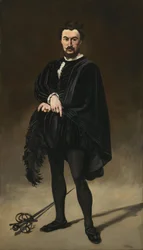 The Tragic Actor Rouvière as Hamlet, 1866