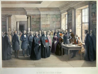 King Louis-Philippe Signing the Visitor