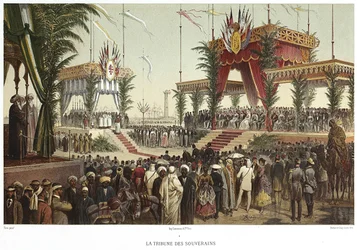 Canal de Suez. La Tribune des Souverains