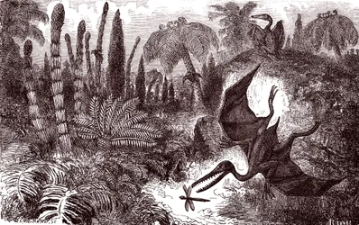The Earth in the liassic period