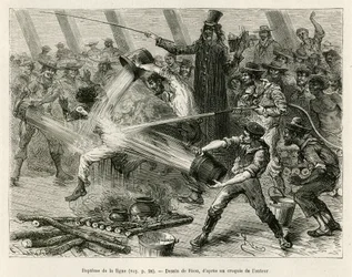 The Baptism of the Line (drawing by E. Riou)