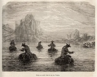 The Suchi Fishing on the Lake of Villafro