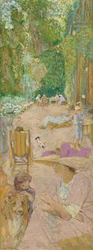 At the Pavilions in Cricqueboeuf, 1911