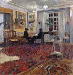 Chat at the Fontaines: Mr and Mrs Arthur Fontaine, 1904