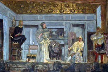 Decors of the imaginary sick by Moliere