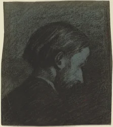 Head of a Bearded Man