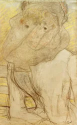 Young Woman with Violet
