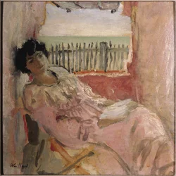 Lucy Hessel at the Seashore