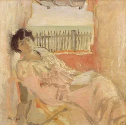 Madame Hessel at the Seashore