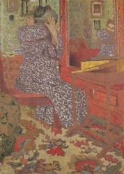 Madame Vuillard Arranging Her Hair, 1900