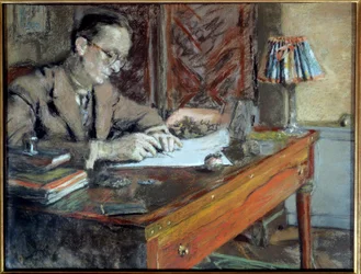 Portrait of Jean Giraudoux, French Writer, 20th Century