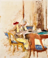 Reading in the Small Salon