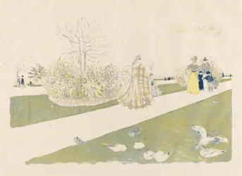 The Tuileries Garden, published 1896