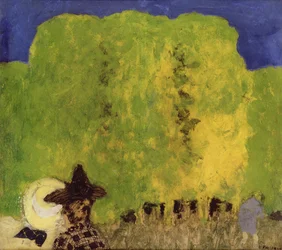 Two Women in a Landscape