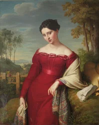Portrait of a Young Elegant Lady