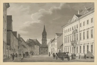 Klosterstraße with the Parochial Church in Berlin