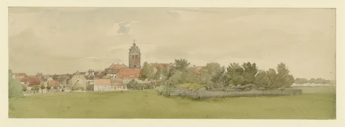 North German Village with Church