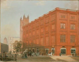 View of the Bauakademie in Berlin