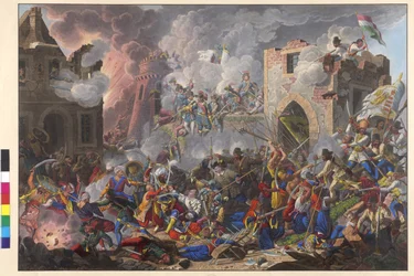 The Winning Reconquest of Buda on 2nd September 1686 by the Hungary
