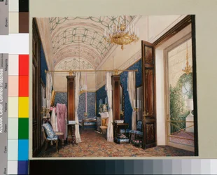 Interiors of the Winter Palace: The Dressing Room of Empress Alexandra Fyodorovna