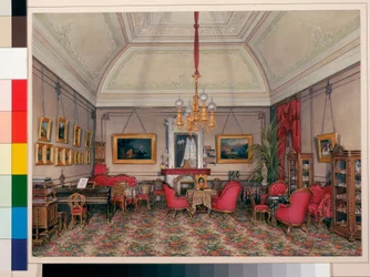 Interiors of the Winter Palace: The Fifth Reserved Apartment - The Drawing Room of Grand Princess Maria Alexandrovna